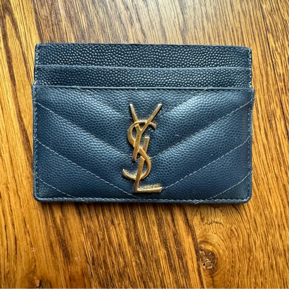 Yves Saint Laurent Accessories - YSL Cassandre Matelasse Card Holder (w/ COA)